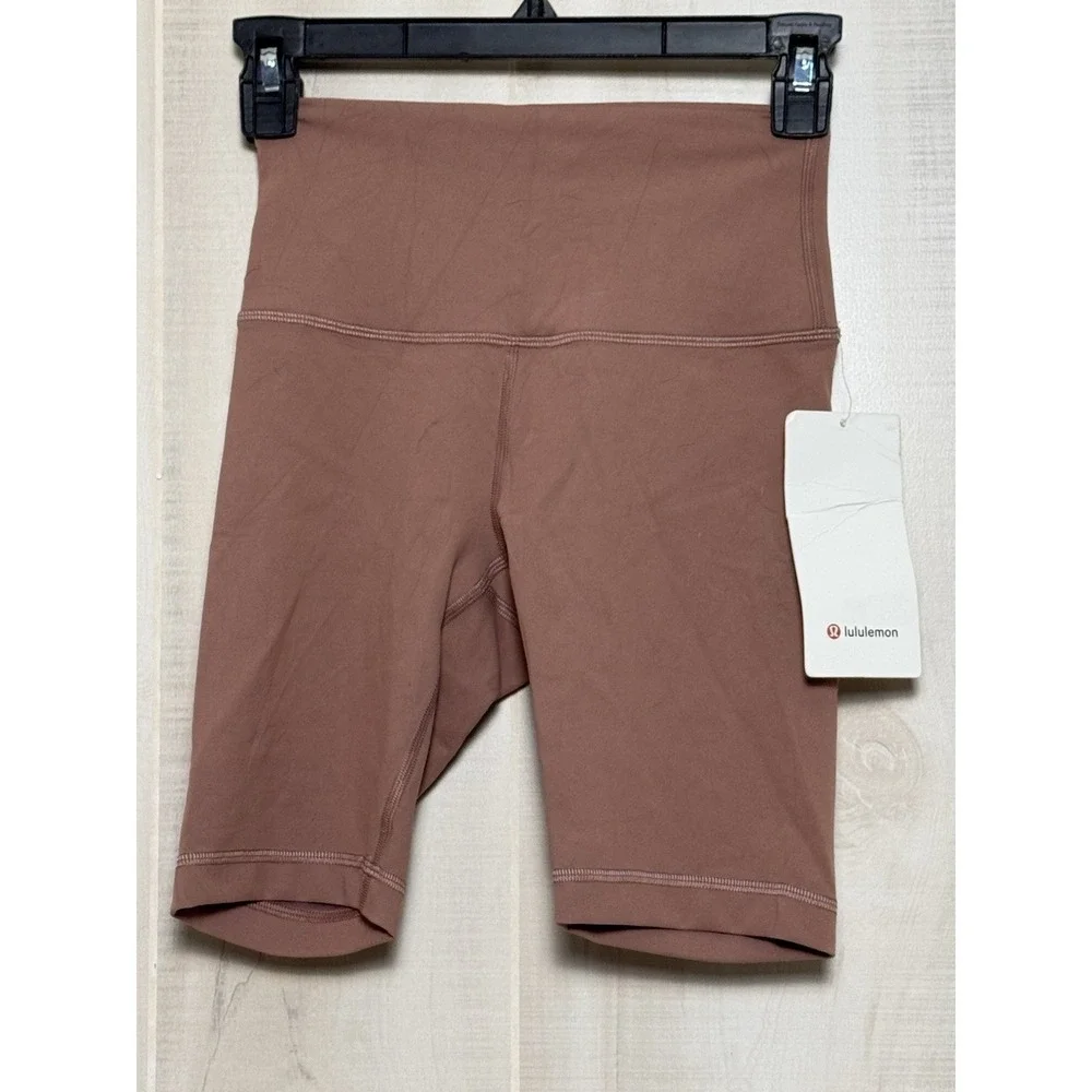 Lululemon Wunder Train High Rise Shorts Women's Size 4 Spiced‎ Chai 6